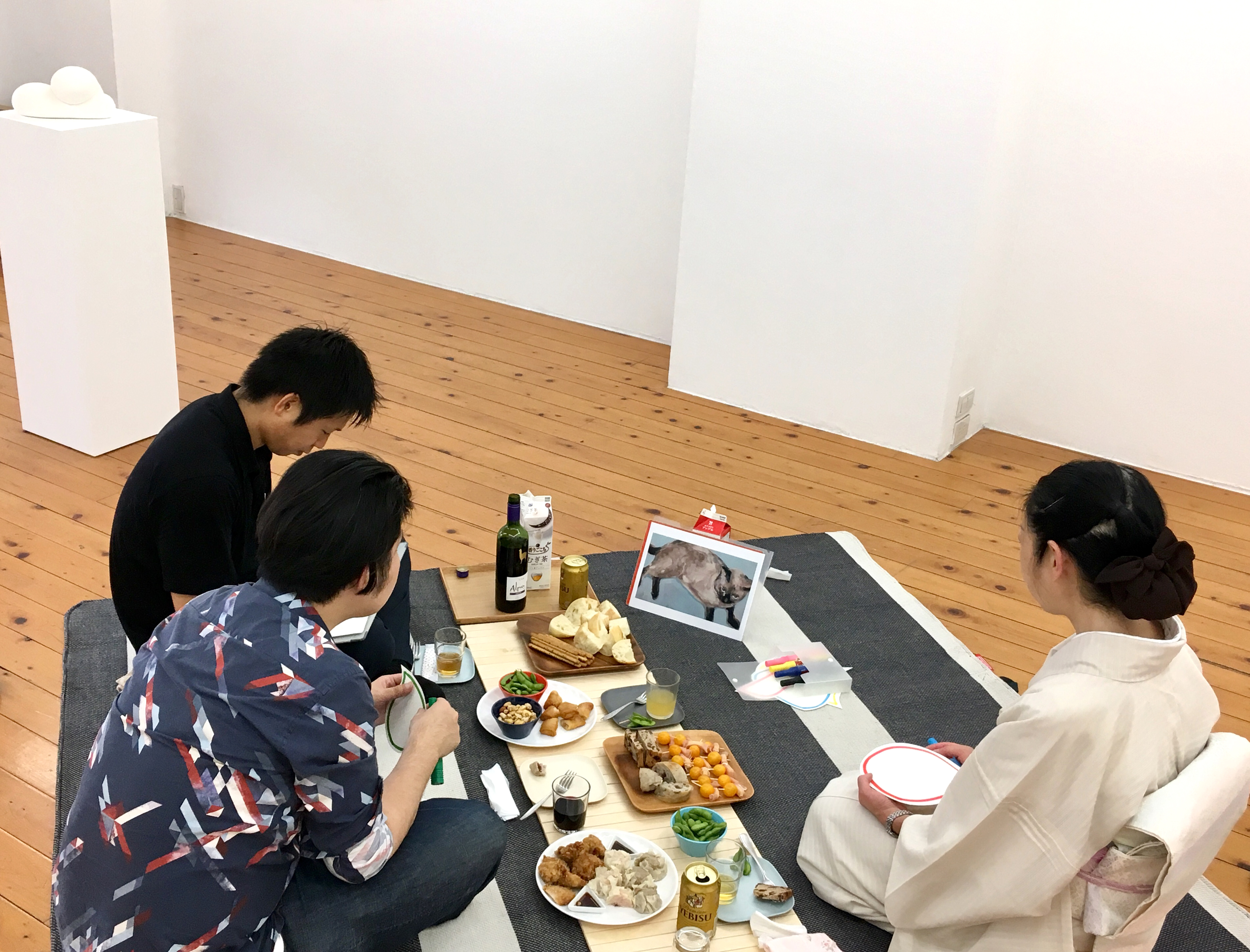 ハギワラプロジェクツにての対話型鑑賞会,