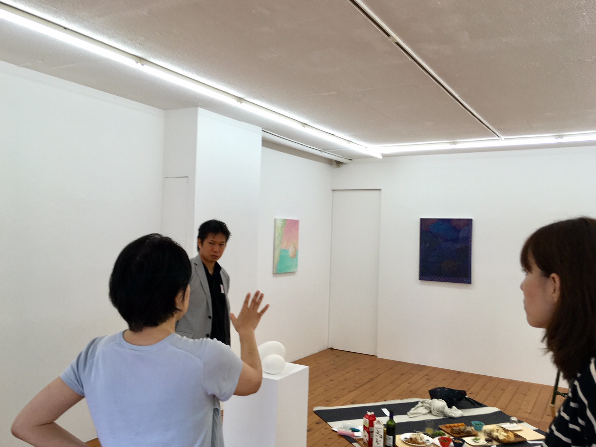 ハギワラプロジェクツにての対話型鑑賞会,