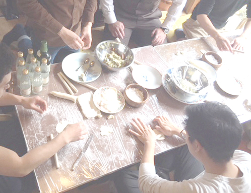 アートコミュニティース,小田川悠,ランドリー,カフェ,ゲストハウス,ワークショップ,カフェ, 大鳥居 ぎょうざ, ギョウザ,ゲストハウス,餃子,蒲田餃子,イベント 餃子,皮からつくる餃子,皮から作る 餃子,餃子教室食イベント,研修,